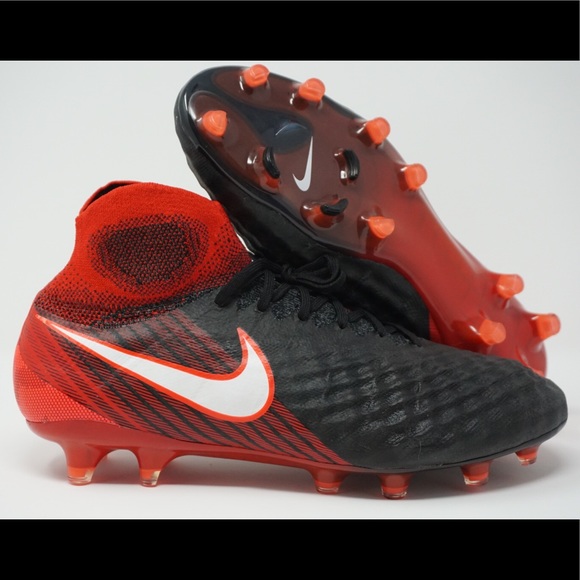 Nike Kids Magista Obra II FG - Junior Boots - Firm Ground - 844410-109 - White/Black/Volt